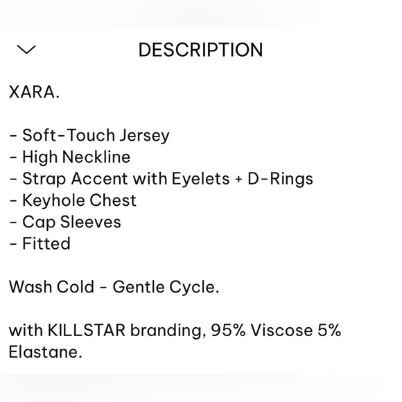 Killstar - Xara Keyhole Top (Medium) NWOT - Picture 4 of 11